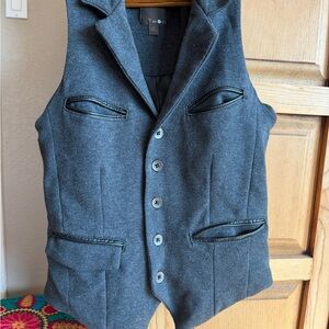 Tailor Vintage Wool Charcoal unisex Vest